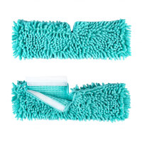 Купить Насадка к швабре MopM8-H "Лапша" 15*44 см, микрофибра  (1/25/100) "Рыжий кот"