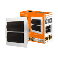 Купить Щиток распределительный встраиваемый щрв-п 24 модуля, пластик IP41 (1/10) TDM SQ0902-0006