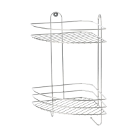 Купить Полка для ванной угловая 2-х ярусная "VENTO PLUS" 23*23*41,5 см (1/8) "Рыжий кот"