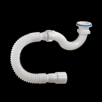 Купить Сифон для душевого поддона 1 1/2" х 40 с пласт. выпуском и гофротрубой (1/55) "ORIO" а-72589