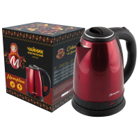 Купить Чайник электр. "Матрёна" MA-002 1,8 л (1/12) сталь (красный)
