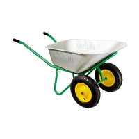 Купить Тачка садово-строительная усиленная 100 л, 2 колеса (1) "PALISAD"