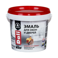 Эмаль акриловая "DALI" для окон и дверей 1 кг (1/6) "Рогнеда"