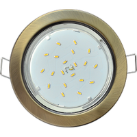 Купить Светильник встроенный Ecola GX53-H4 38x106 Черная бронза