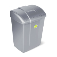 Купить Контейнер для мусора 13 л "Форте" (серебристый) (1/10) "Мартика" с341срб
