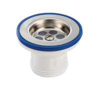 Купить Выпуск "Элит" с нерж. чашкой 70 мм (1/20) "Вирпласт"