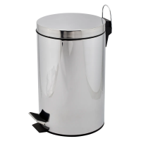 Купить Ведро для мусора 5 л с педалью, хром (1/6) "SWENSA" P816-5(5L)