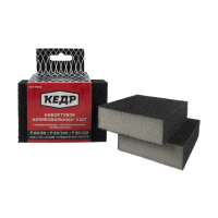 Купить Губки шлиф. 100 х 70 х 25 мм (средн. жестк.) 3 шт. P60/80, P60/100, P80/120 (1/120) "Кедр" 062-0002