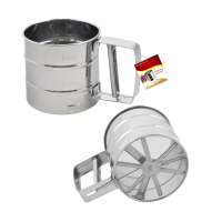 Купить Кружка-сито для муки D=10,5 Cм нерж. (1/6/48) "Мультидом" AN11-38