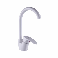 Купить Смеситель для кухни PL4105-8, белый/хром (1/10) "PLSTART"