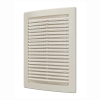 Купить Решетка вентиляц. с сеткой 150 х 200 мм (1/70) "Эра" 1520рц Ivory