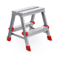 Купить Стремянка двухсторонняя "HAUSHALT" нндс2  2 ступени (1) "Ника"