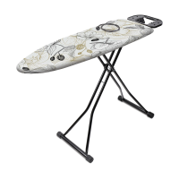 Купить Доска гладильная "HAUSHALT M" (ORCHID) 122 х 40 см (1/3)  металл тефлон  "Ника" нмт/O