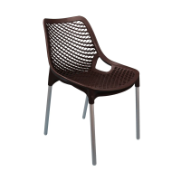 Купить Стул пласт. "Эврика" (коричневый) (1/3) "Альтернатива" м6333