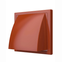 Купить Выход стенной вытяжной с обратн. клапаном 190х190 мм фланец D150/160 (1/18) "Эра" 1919к15.16фв терр