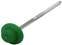 Купить Гвоздь д/еврошифера зеленый 70мм 1шт Купить Гвоздь д/еврошифера зеленый 70мм 1шт