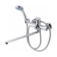 Купить Смеситель для ванн FZS-240-B100 длинный излив (1/10) "FAUZT"