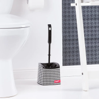 Купить Туалетный набор "Стайл пепита" ерш с подставкой (1/20) "YORK"