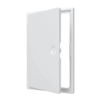 Купить Люк-дверца ревизионная 200 х 300 мм с ручкой-задвижкой ABC-пластик (1/40) "EVECS" лт2030п