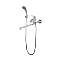 Купить Смеситель для ванн F220131 длинный поворотн. излив, хром (1/10) "FRAP"