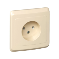 Купить Розетка "Этюд" 1 местн. 16а, кремовый (1/20/120) "SCHNEIDER"