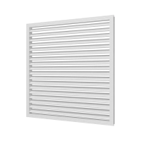 Купить Экран декоративный на радиатор пласт. 600 х 600 мм белый (1/5) "Эра" п6060р