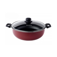 Купить Жаровня глубокая антипригарн. "EXPERT" стекл. крышка 24 см (1/5) "SCOVO"