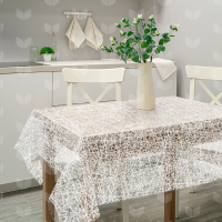 Купить Скатерть пвх "Винтаж" 135*110 см паутинка (1/15) "Рыжий кот"