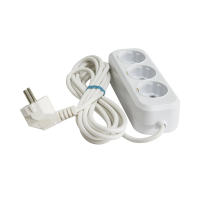 Купить Удлинитель с заземл. 3 м  3 розетки  пвс 3*0,75 мм (1/20)  (ухз-103 3 м)