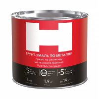 Грунт- эмаль по ржавчине 3 в 1 "H" желтая 1,9 кг (1/6) 200319