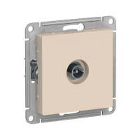 Купить Розетка телевизионная "ATLASDESIGN" коннектор (механизм) бежевый (1/10/60) "SCHNEIDER"