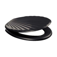 Купить Сиденье для унитаза "Люкс" черное матовое (1/13) "ORIO" кр3-14