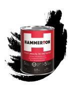 Грунт- эмаль по ржавчине 3 в 1 "H" черная 0,9 кг (1/14) 201009