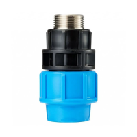 Купить Муфта комб. наружн. резьба про 32X1”п полипропилен 1" (1/20) "Джилекс"