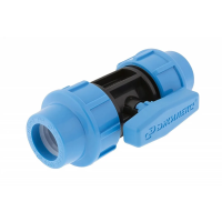 Купить Кран шаровой полипропилен 25х25 мм (1/10) "Джилекс"