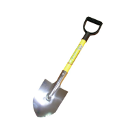 Купить Лопата штыковая нерж. сталь туристическая с метал. черенком и ручкой (1/10)