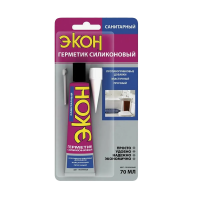 Герметик экон силикон. универсал. прозрачн. 70 мл ед.блистер (1/24) хенкель