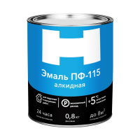 Эмаль пф-115 "H" белая 0,8 кг (1/14) 210208