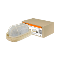 Купить Светильник нпб1402 овал с решеткой 60 вт IP54, сосна (1/8) TDM SQ0303-0436