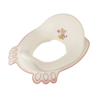 Купить Сиденье (накладка детская) для унитаза с декором (светло-розовый) (1/7) "Бытпласт"