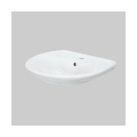 Купить Раковина "Аттика 55 вкс" белая "SANITA" WB.PD/Attica/55-C/WHT.G/S1