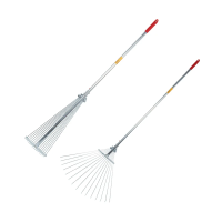 Купить Грабли веерные 15 зубов раздвижные, с черенком (1/24) "PARK" HG1191