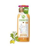 Купить Средство для мытья полов (цитрусовая свежесть)  0,75 л (1/12) "Синергетик"