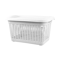 Купить Корзина универс. 450*300*250 мм  20 л (белый) (1/12) "Бытпласт"