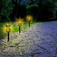 Купить Светильник садовый светодиод. "Арабеска" 1 вт 3000 K IP65, датчик освещ. (1/24) "LAMPER" 602-1011