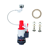 Купить Механизм водосливной MW2 2 режима (1/26) "WIRQUIN"