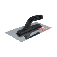 Купить Гладилка зубчатая нержав. 270 х 130 мм пластм. ручка зуб 4 х 4 мм (1/24) "Кедр" 145-0030