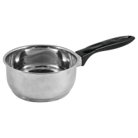 Купить Ковш нержав. "MESTOLO"  1 л  D=14 см капсулир дно, бакел. ручка, зерк.полировка (1/8) "MALLONY"