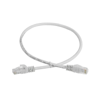 Купить Шнур коммутационный, категория 5е UTP, 2 м, серый (1/15/135) "GENERICA"