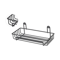 Купить Полка для ванной 29*12,5*10 см графит (1/14) "Рыжий кот"